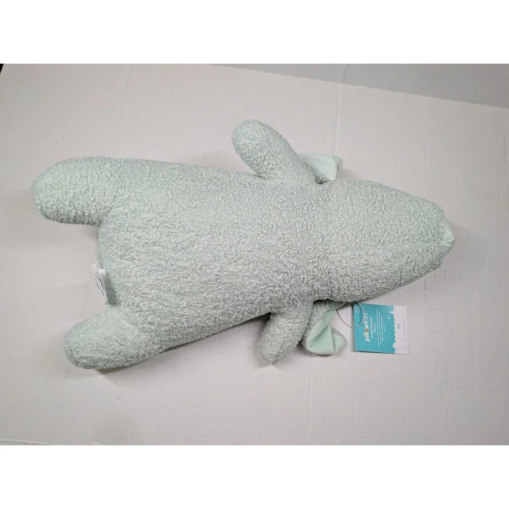 Pillowfort Weighted Bunny Plush Kids' Throw Pillow MInt Green